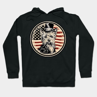 Patriotic Yorkshire Terrier Hoodie